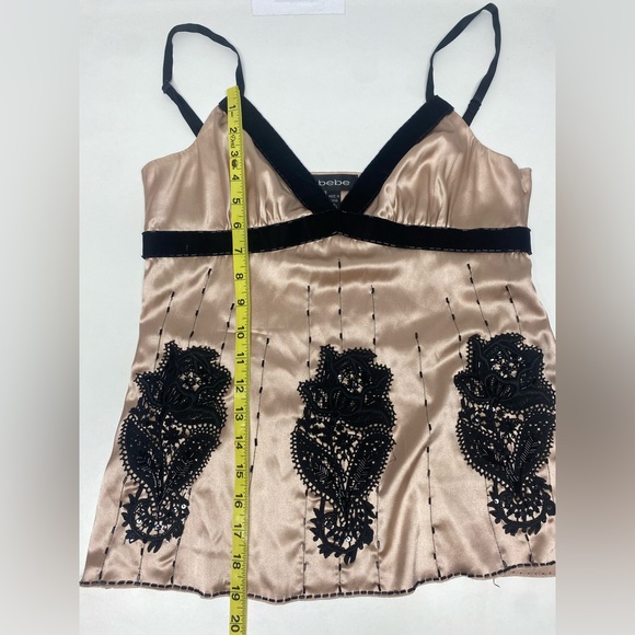 Vintage Bebe silk sequined camisole - Picture 6 of 10
